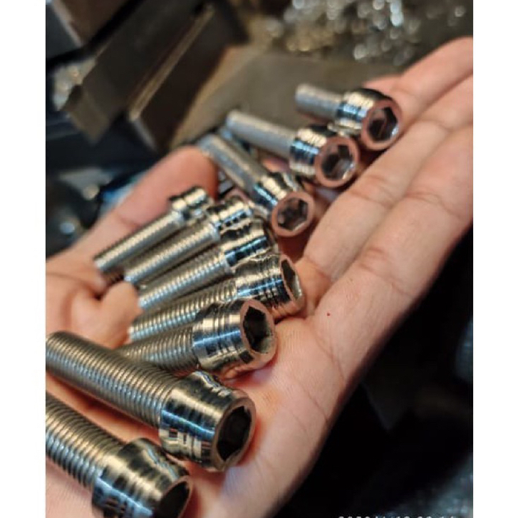 BAUT KALIPER TOKICO/BREMBO DLL m10/baut14 panjang 6cm