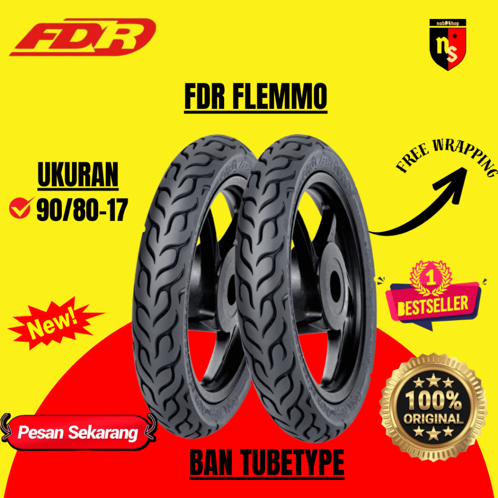 Ban Motor  FDR Flemmo 90/80 Ring 17 Tubetype