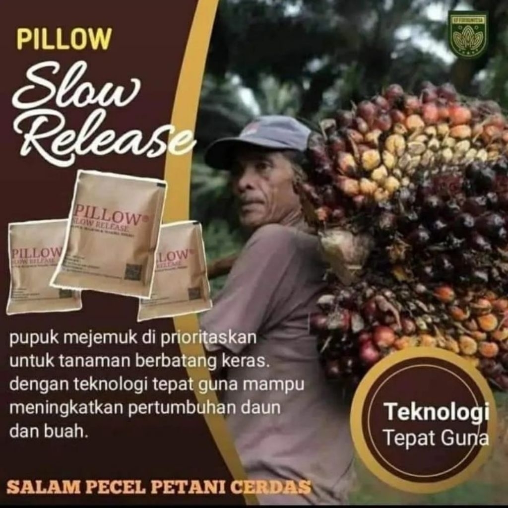 Pupuk Pillow sawit 1 karton 120 sachet original