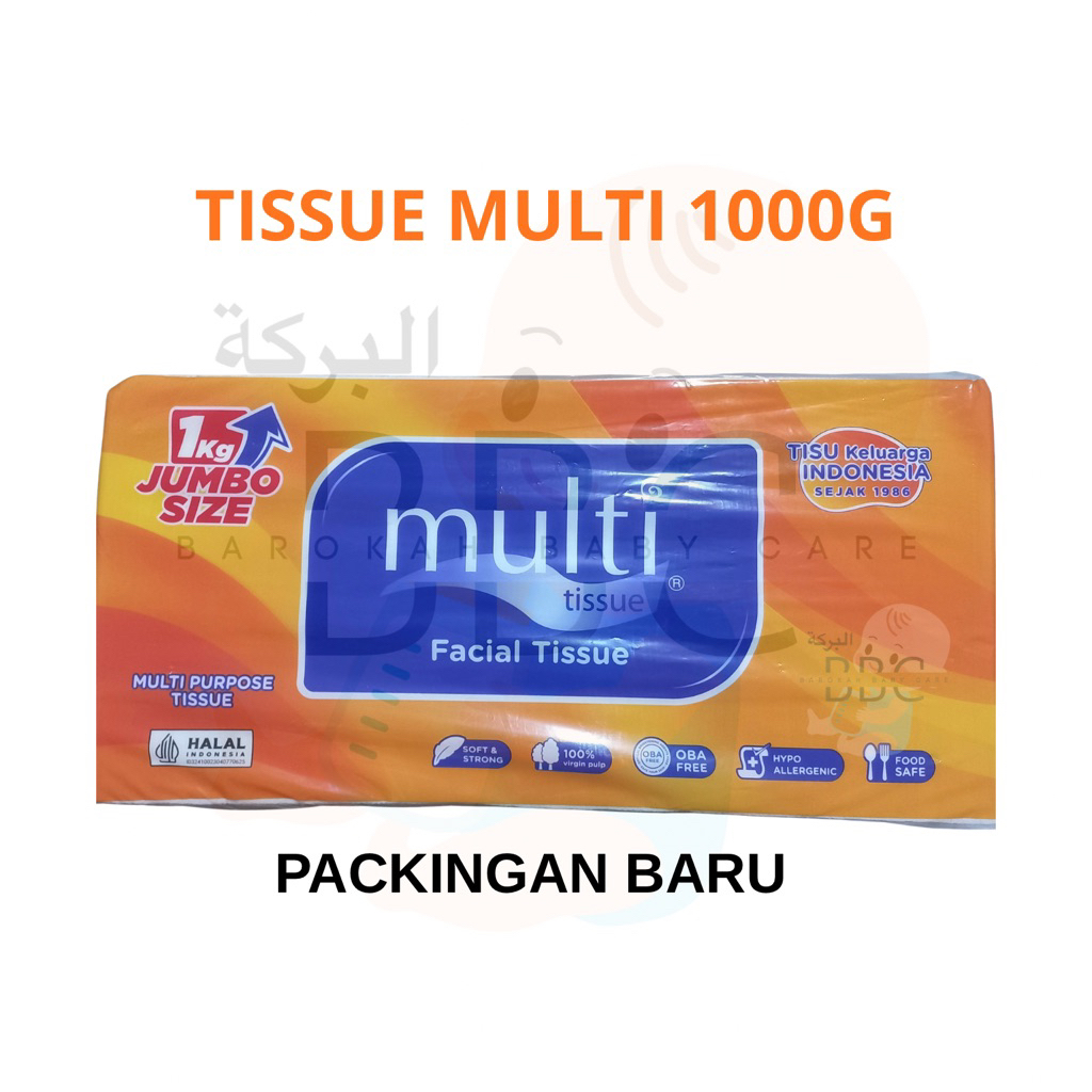 Tissue Multi 1000gram || Tisu Wajah Multi