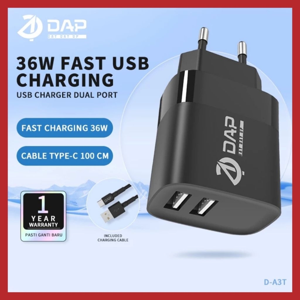 DAP D-A3T CHARGER TYPE C 36WATT