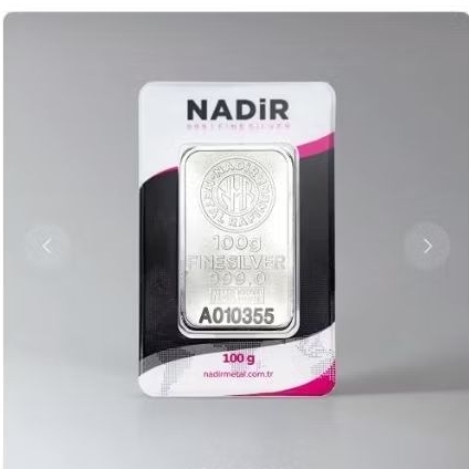 nadir metal silver 100gram asli turki