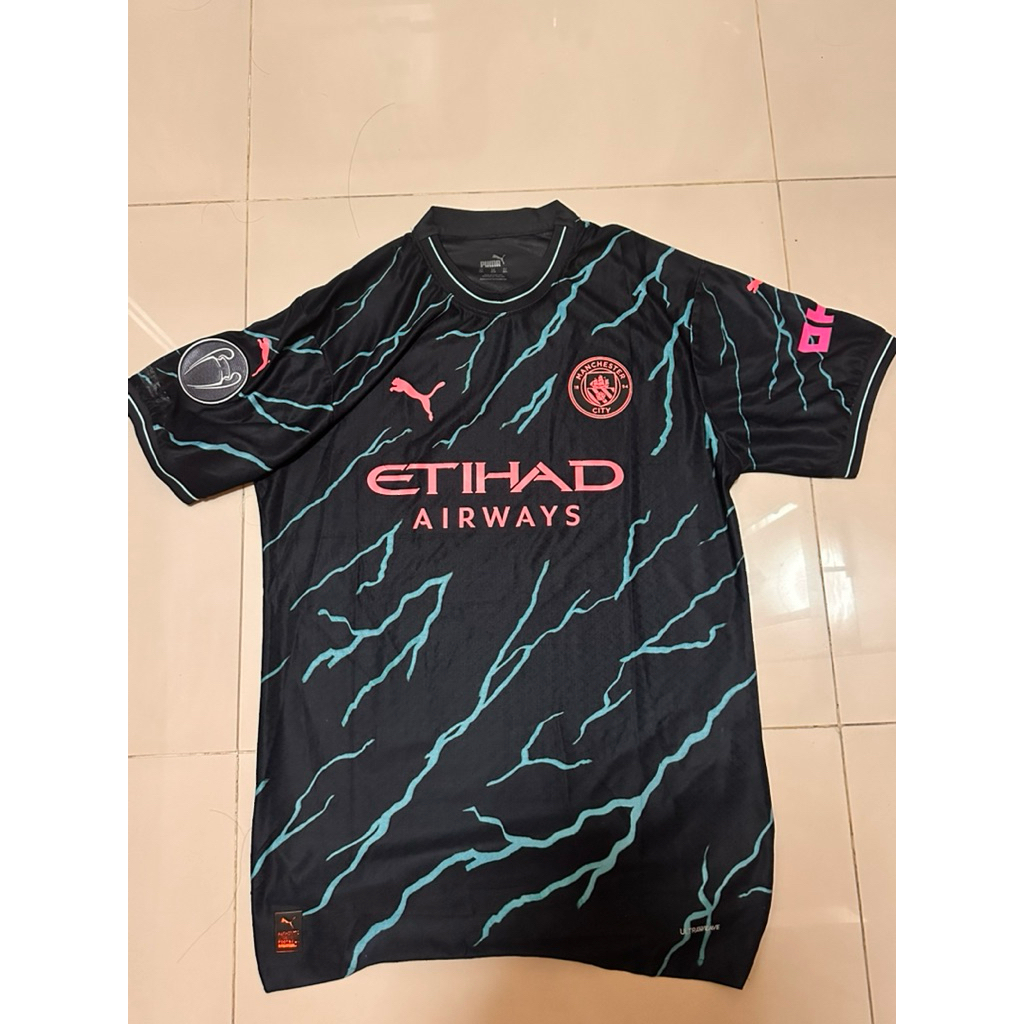 Manchester City 2023-24 Third Player Issue Jersey Preloved 90%