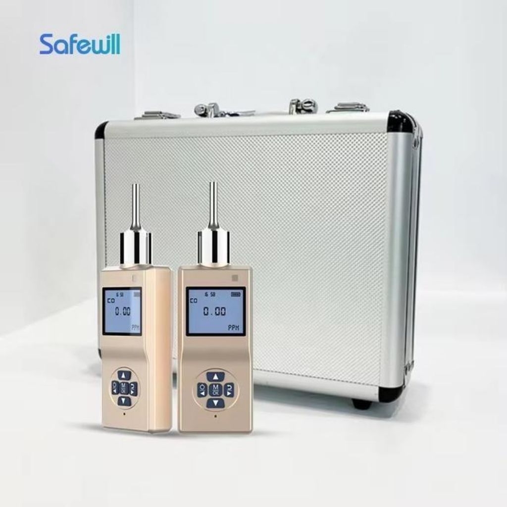 Portable Gas Detector Ozone O3 100ppm Pump Handheld Oxygen Leak Detector Ozon O3