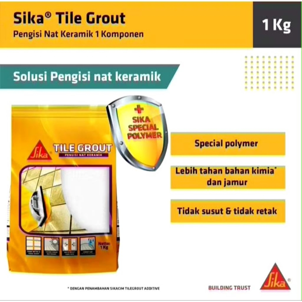 Semen Nat Keramik/granit - SIKA TILE GROUT