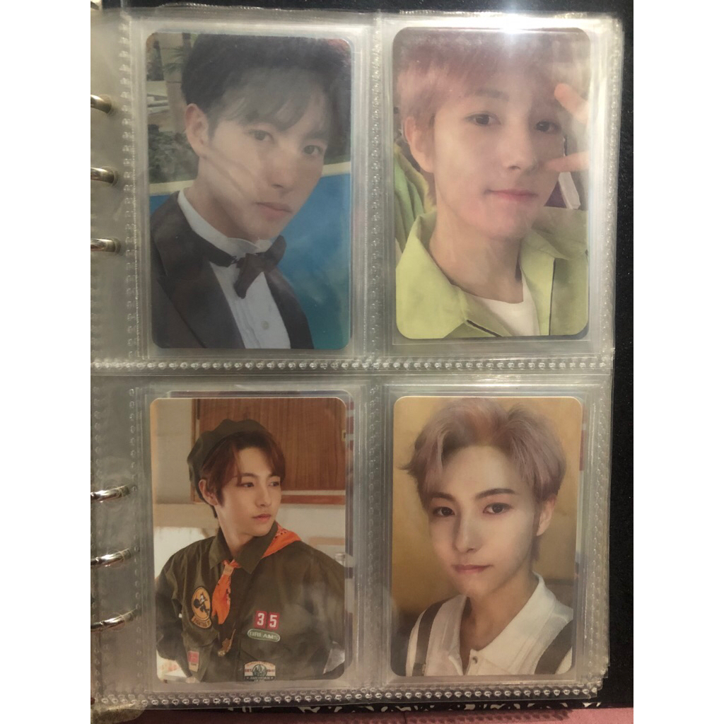 WTS (want to sale) pc/photocard nct official renjun acekit, pc renjun sg/seasons greatings 2021/21 (