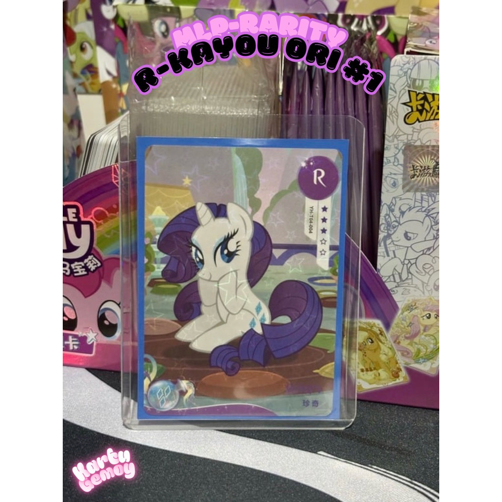 My Little Pony Kayou Card R Rarity Original / Kartu My Little Pony Kayou R Rarity