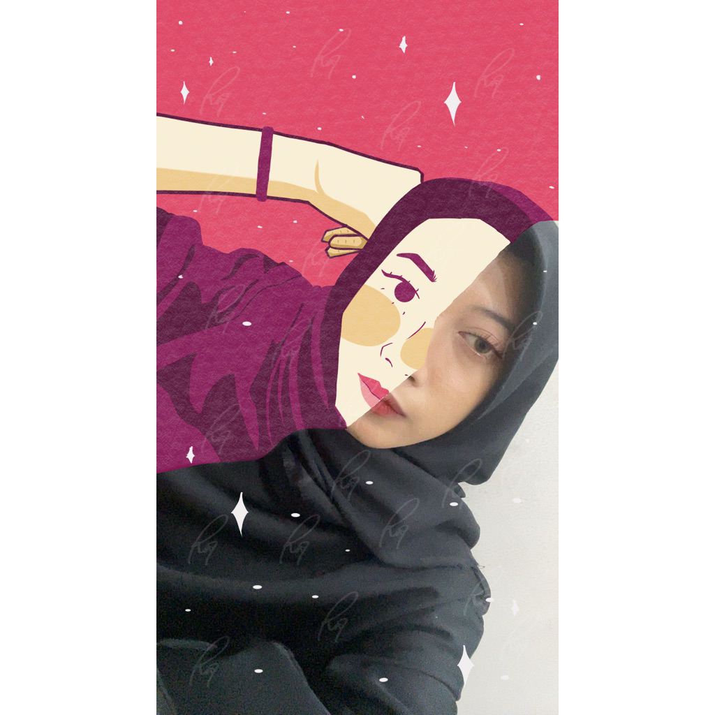 (SOFTFILE) Vector style/ Jasa Ilustrasi wajah digital / ilustrasi murah / kartun wajah / vector