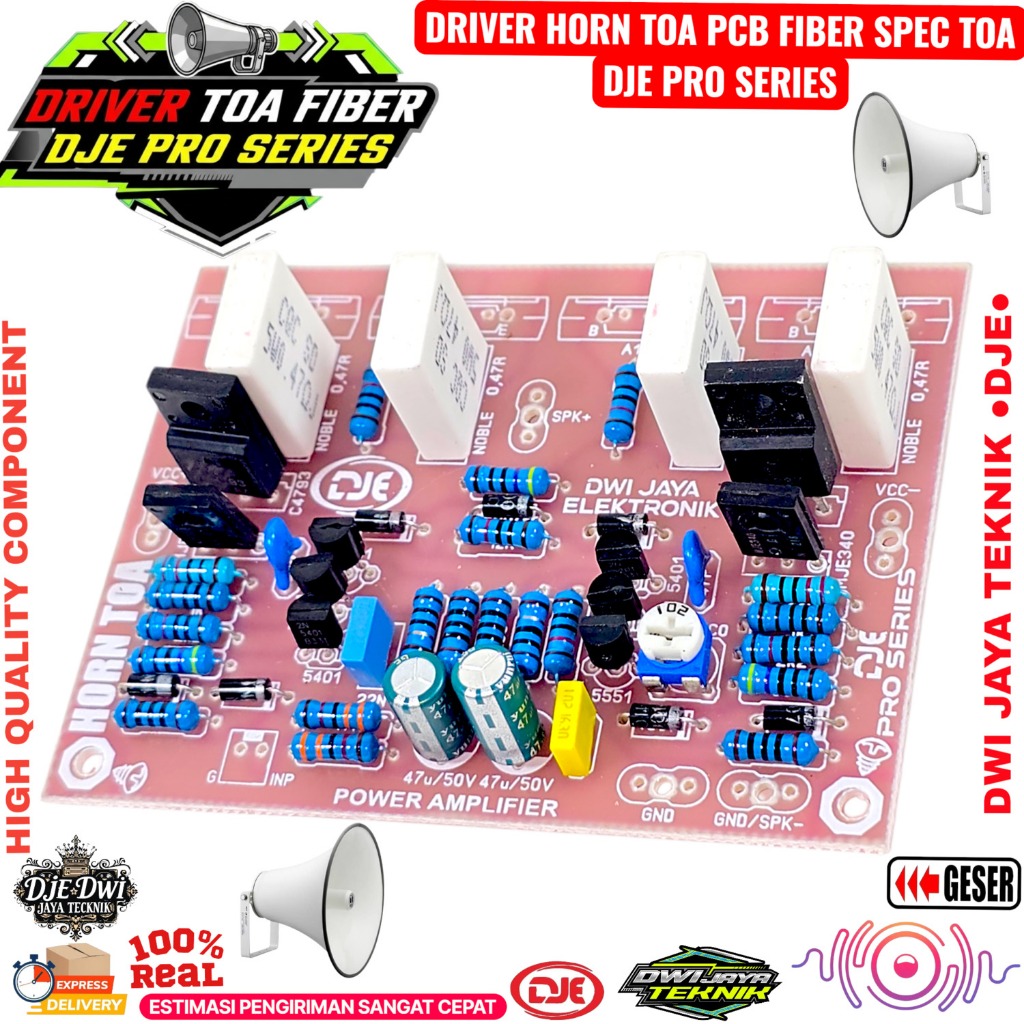 Driver Power Amplifier Corong Khusus TOA Kualitas Super Midhigh TOA