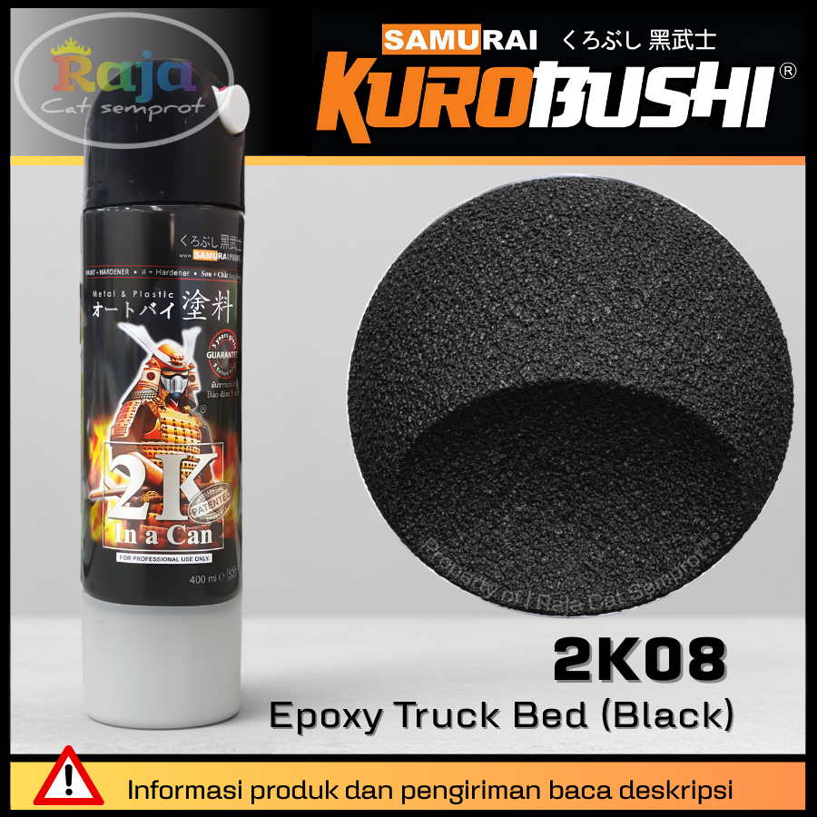 Samurai Paint : Epoxy Truck Bed (Black) - 2K08