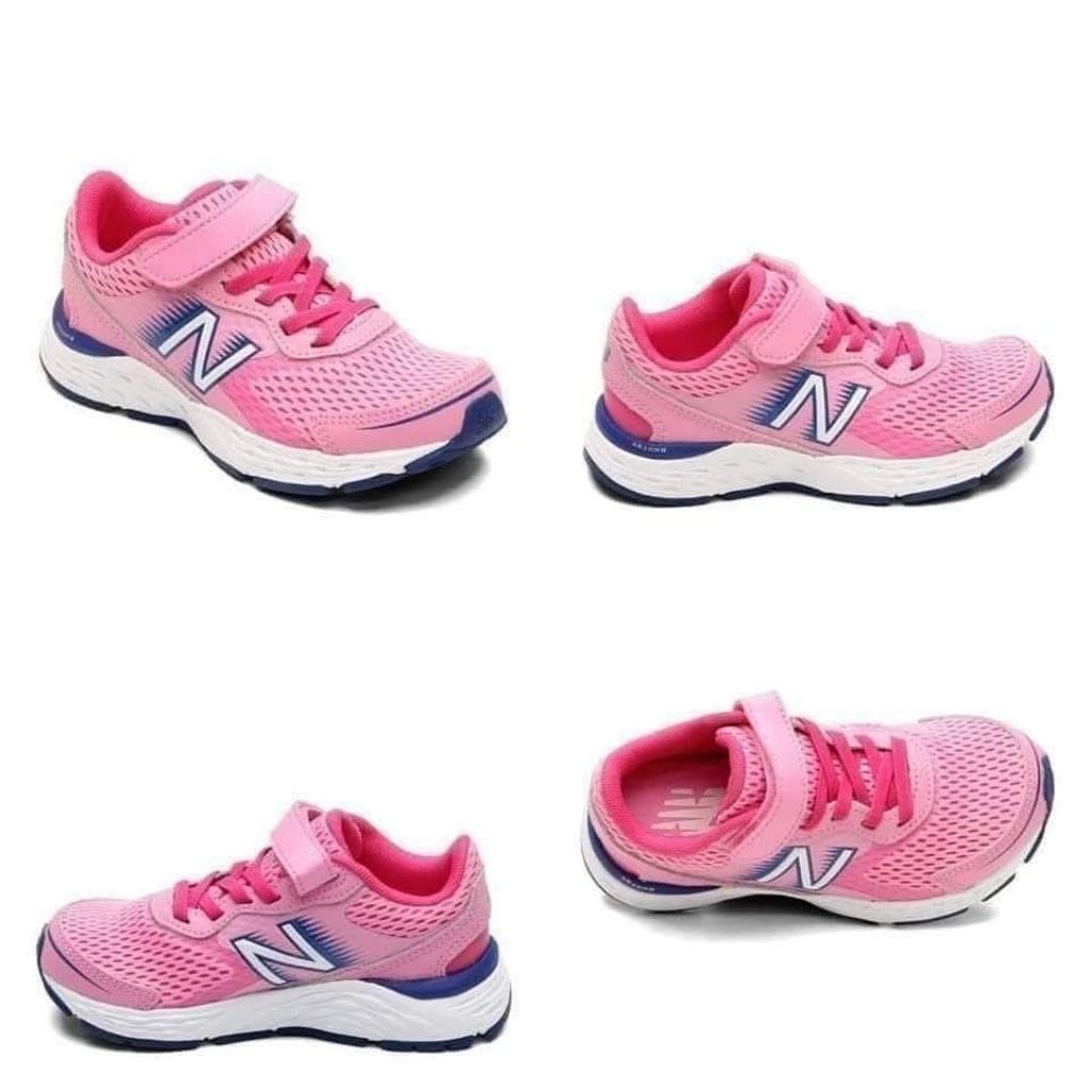 New Balance Kids 680 Pink Running Shoes