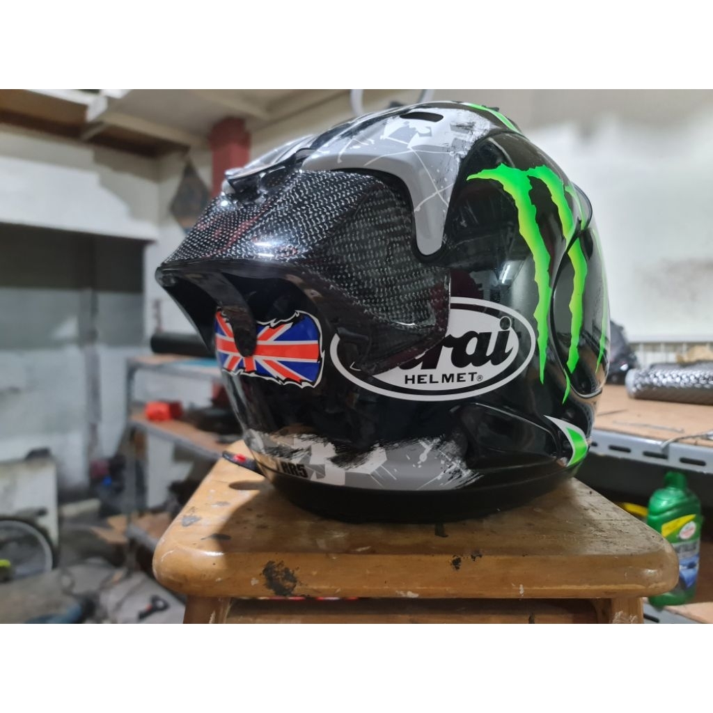 Spoiler Arai GP Pad model DF-X2 Pure Carbon Rx7x RR5 TSR Scoot VZ Ram