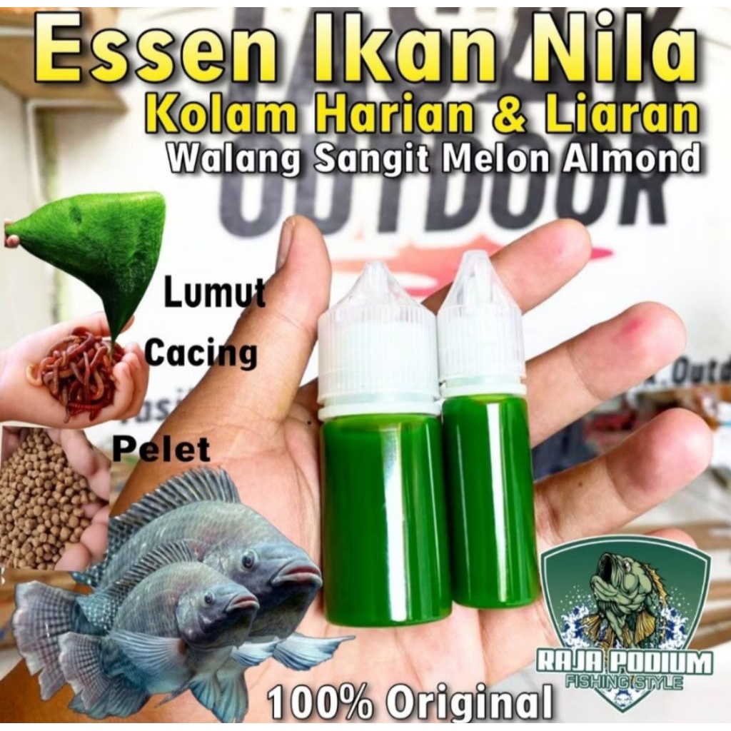 Essen Ikan Nila Paling Gacor Dengan Performa Bagus, Umpan Ikan Nila Liar Terbaru
