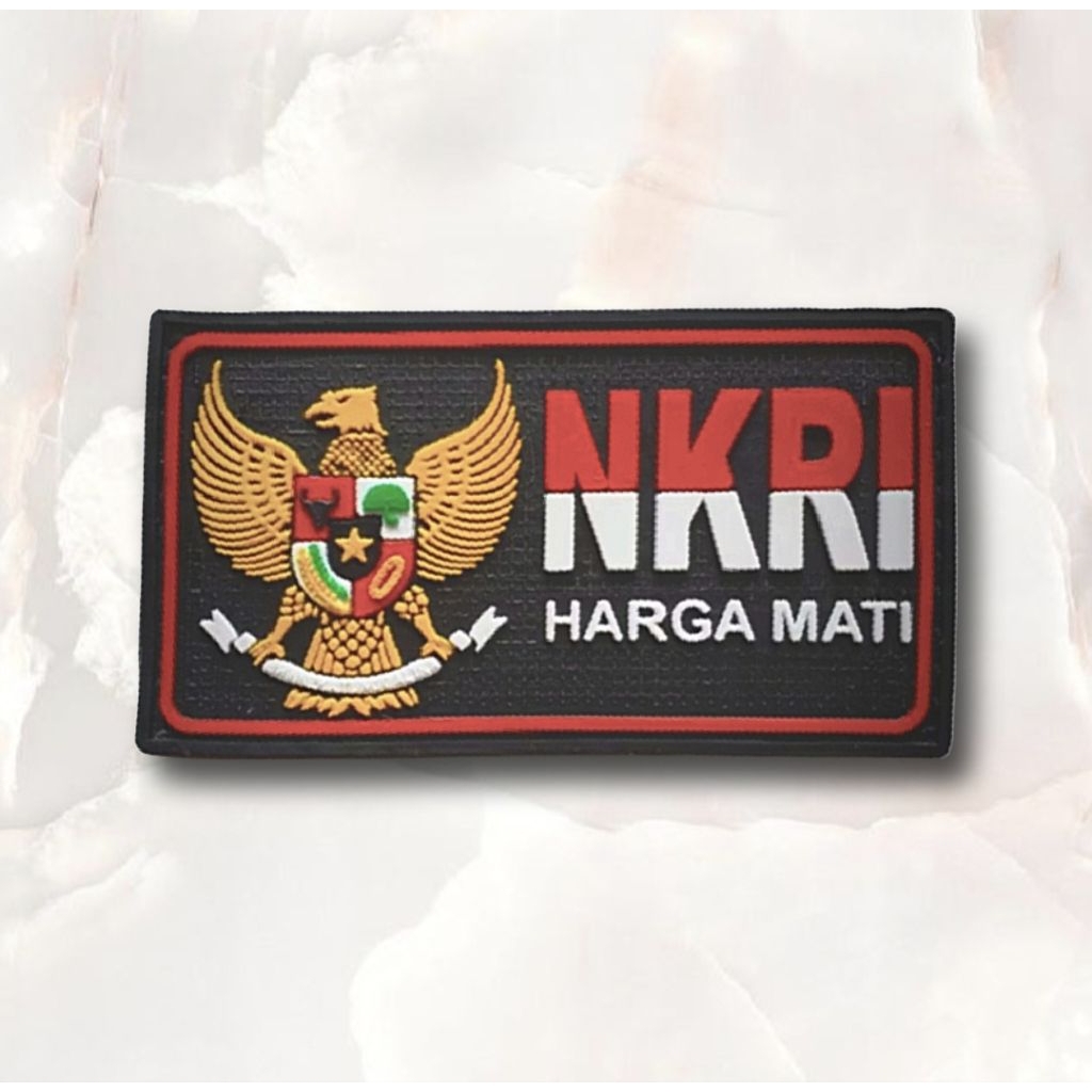 ruber patch/patch ruber/tempelan velcro/logo NKRI GARUDA