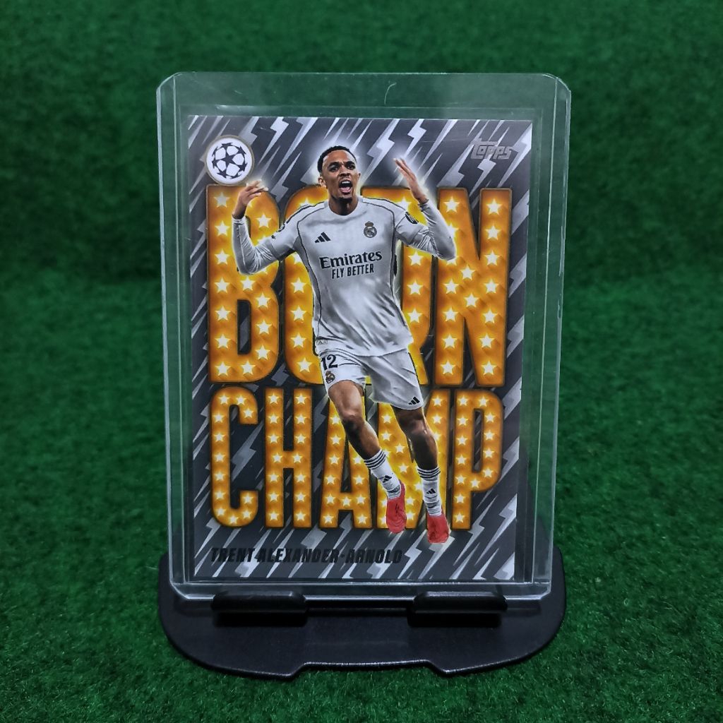 KARTU BOLA TRENT ALEXANDER ARNOLD BORN CHAMP REAL MADRID TOPPS 25/26