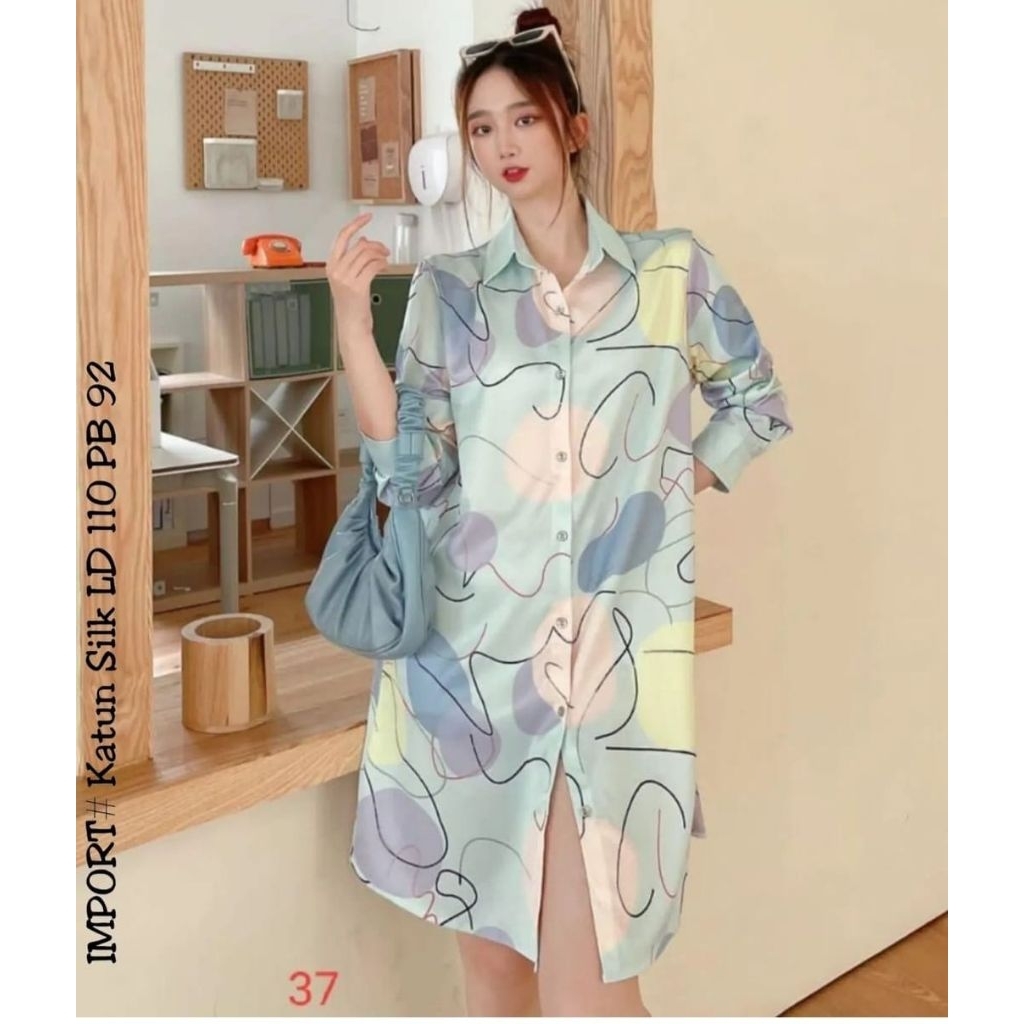 Real pic ORIGINAL dan TERMURAH Tunik Bangkok IMPORT / Tunik Nagita import / Tunik Jumbo Bangkok IMPO