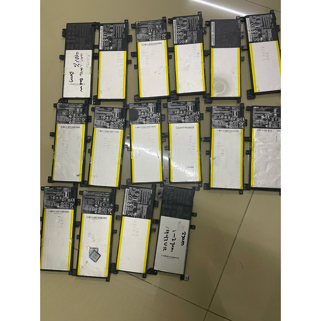 Baterai polymer bekas laptop