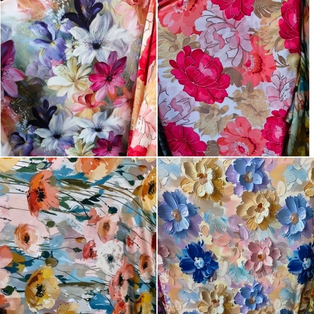 kain katun rayon premium digital printing, kain katun rayon premium motif terbaru, kain katun rayon 