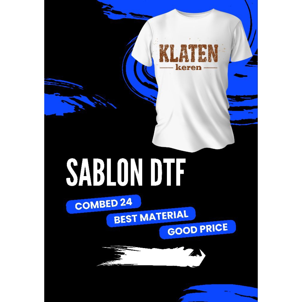 KAOS BAJU T-SHIRT KLATEN KEREN