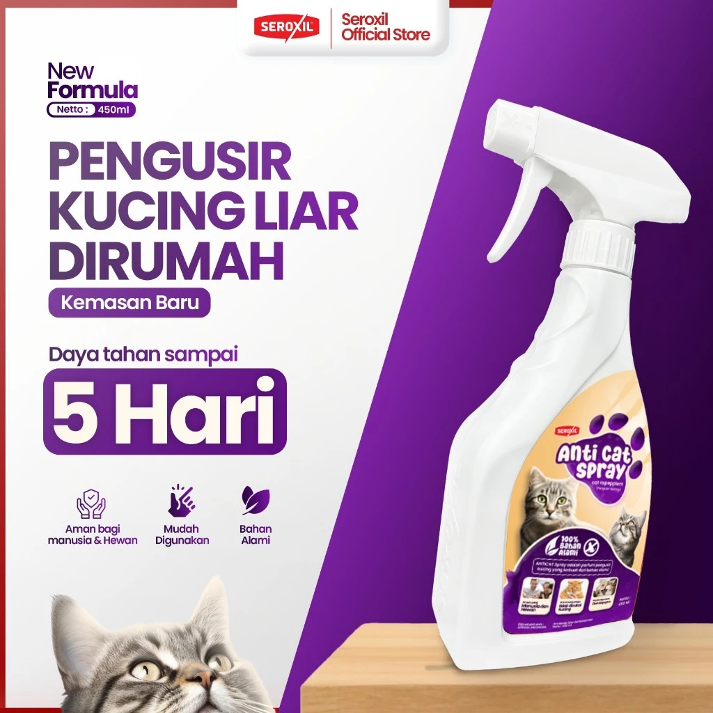 Anticat Spray - Pengusir Kucing BAB PUP Sembarangan 450ml