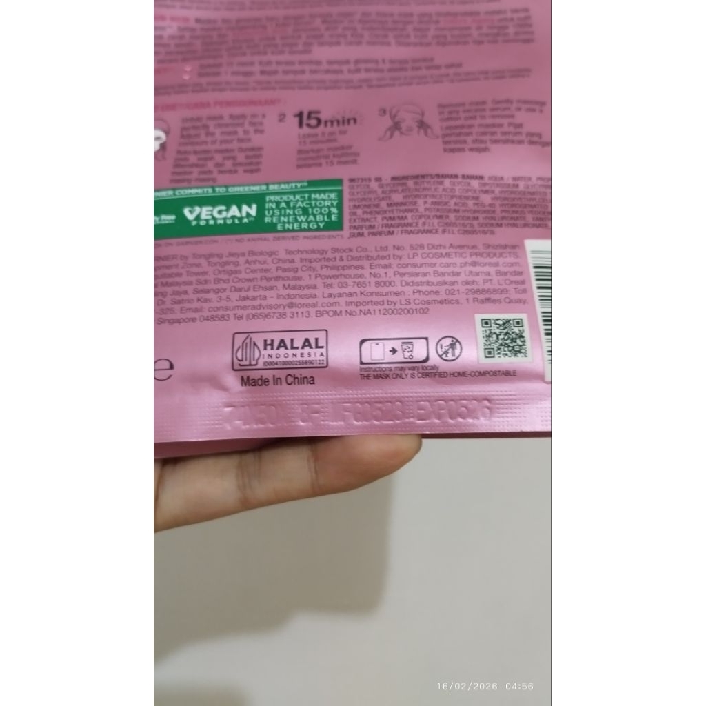 Garnier Hyaluron Serum Mask (Sheet Mask)