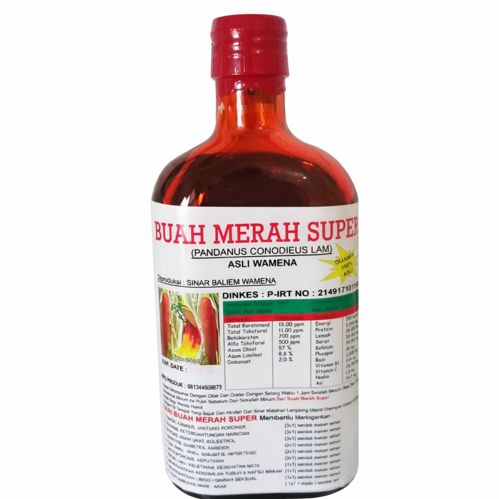 Sari Buah Merah Murni WamenA| Asli Papua 100 %