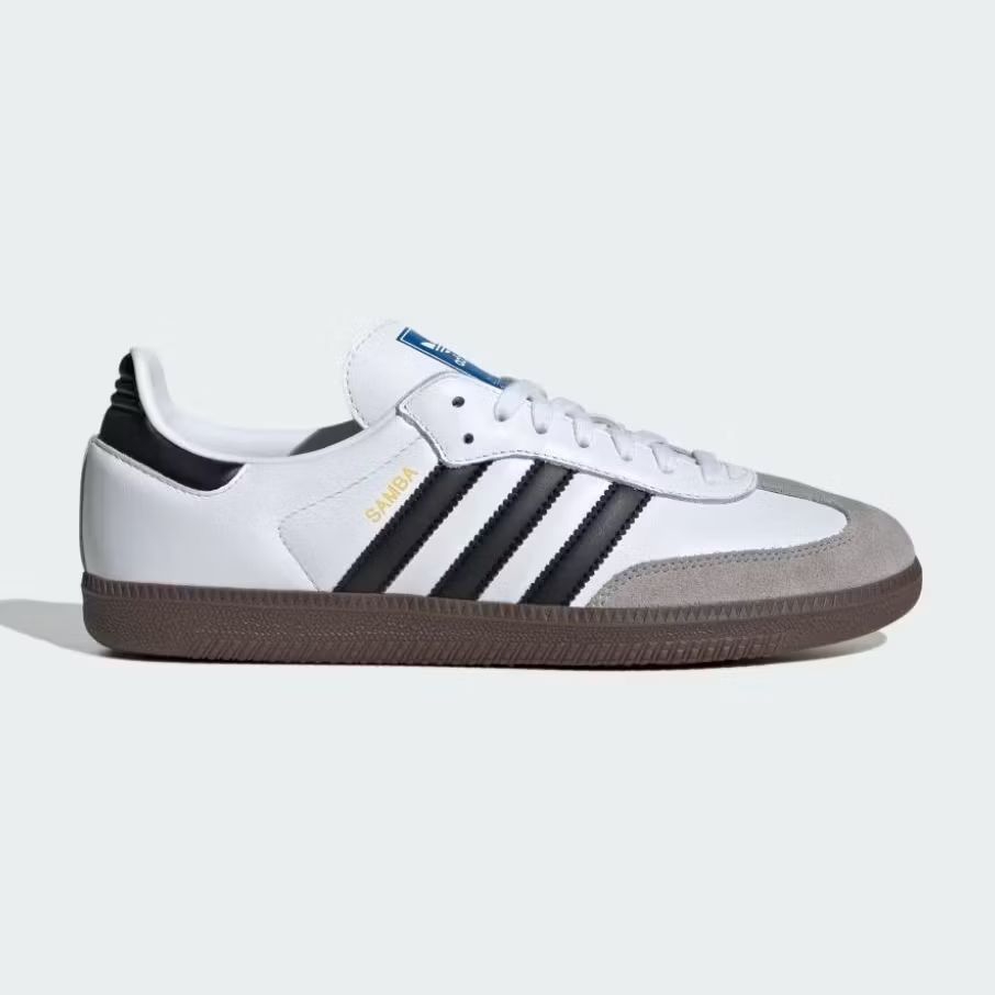 Sepatu Sneakers Casual Adidas Samba OG Unisex Authentic BNWB - White Black