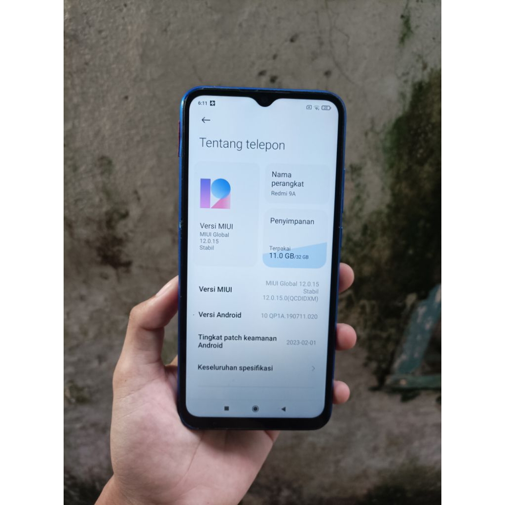 mesin redmi 9A 3/32