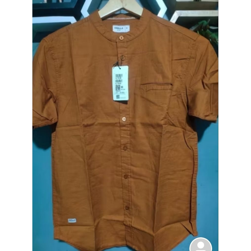 OSELLA Kemeja pria katun koko original baju distro premium