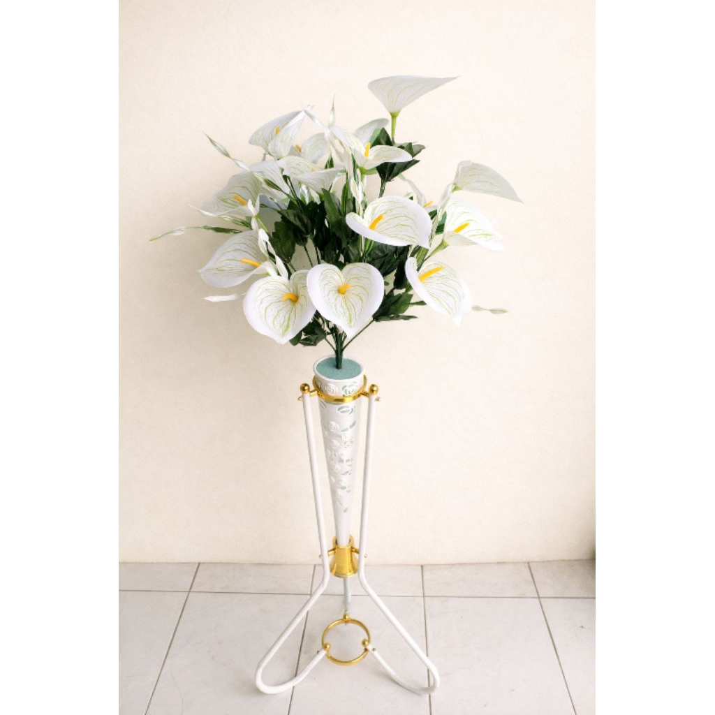 VAS BUNGA SUDUT/VAS BUNGA/BUNGA SUDUT/HIASAN RUANG TAMU/BUNGA RUANG TAMU/BUNGA SUDUT