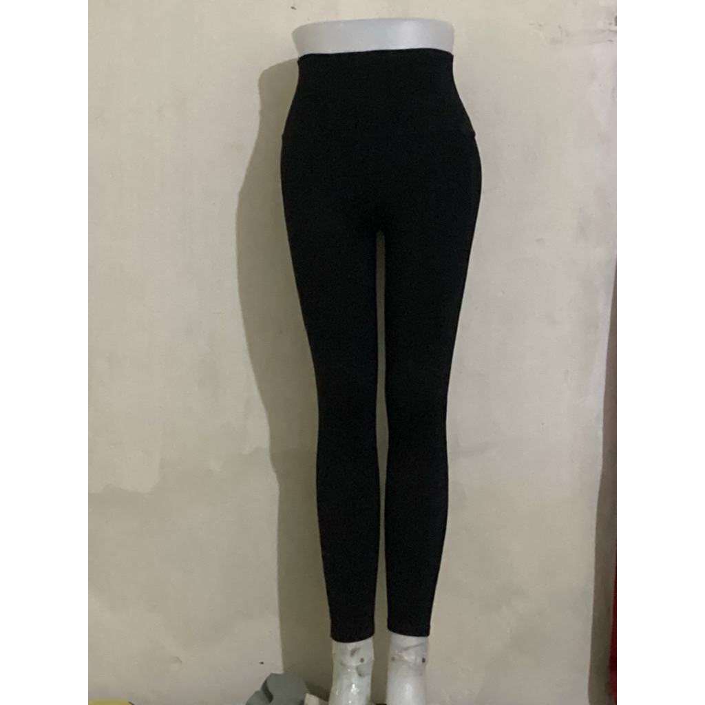 legging olahraga wanita L hitam STL