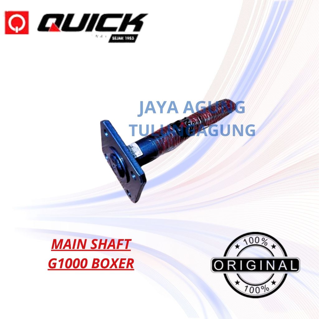 Jungle_Shop_ Quick Main Shaft G1000 Boxer / As Roda Traktor G1000 Boxer / As Utama Traktor Quick