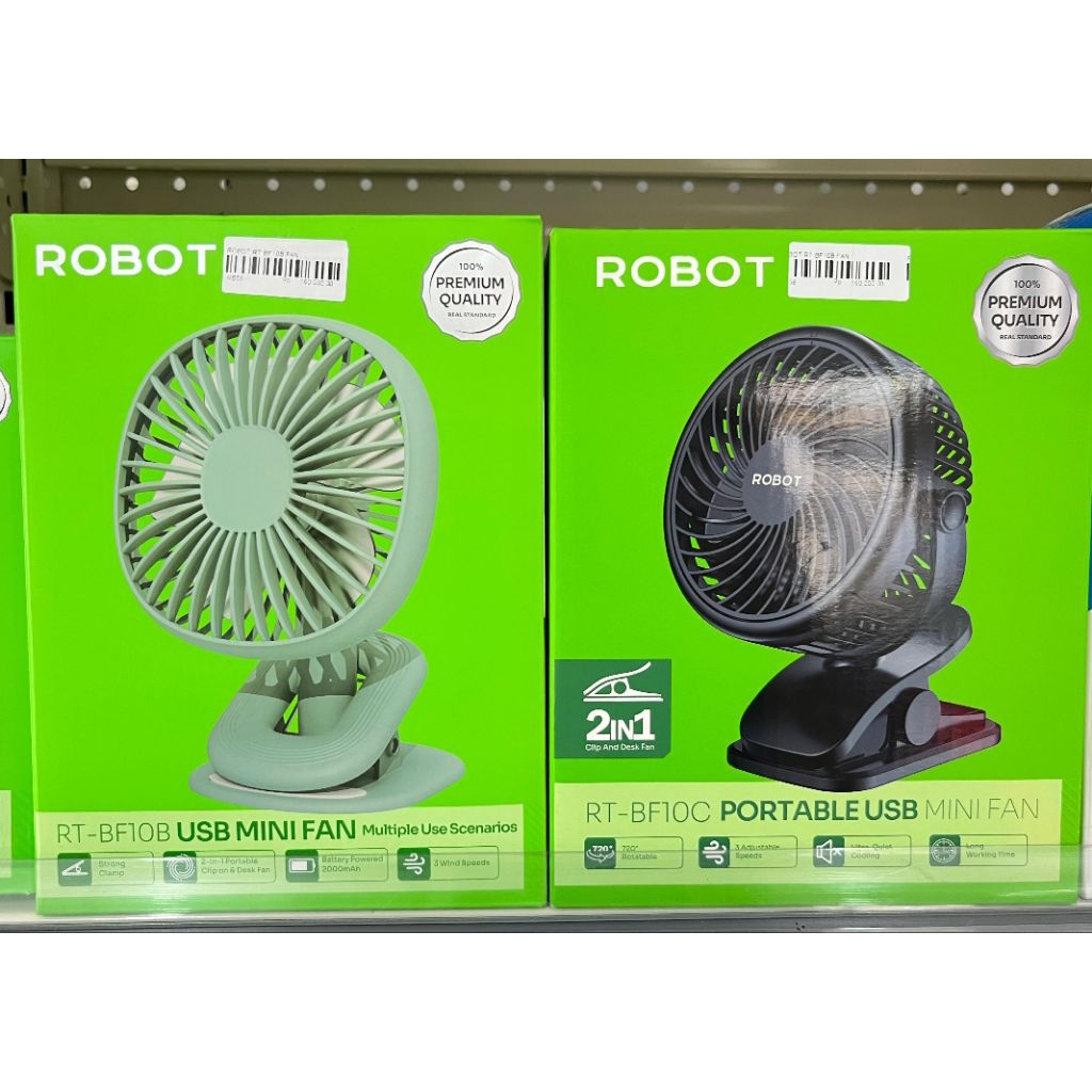 ROBOT Mini Fan, RT-BF10C/ RT-BF22S/ RT-BF25