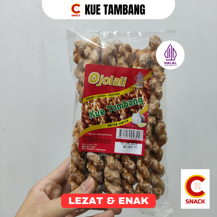 KUE TAMBANG OJOLALI 240g Manis Gurih Enak Halal Renyah Snack Untir-Untir Tradisional Tidak Keras