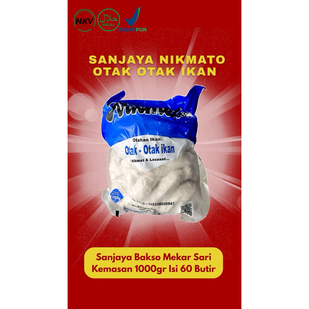 SANJAYA | Otak Otak Ikan Nikmato Gurih Frozen