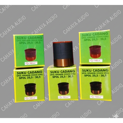 NEW SPULL SPEAKER NELC 25.5 MM - 0.15 MM LILITAN LUAR (SINGLE COIL) | VOICE COIL NELC