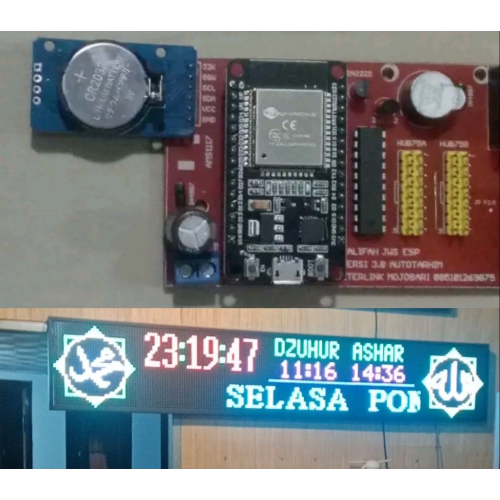 controller p10 rgb scan 1/8 khalifah jws esp 2x5