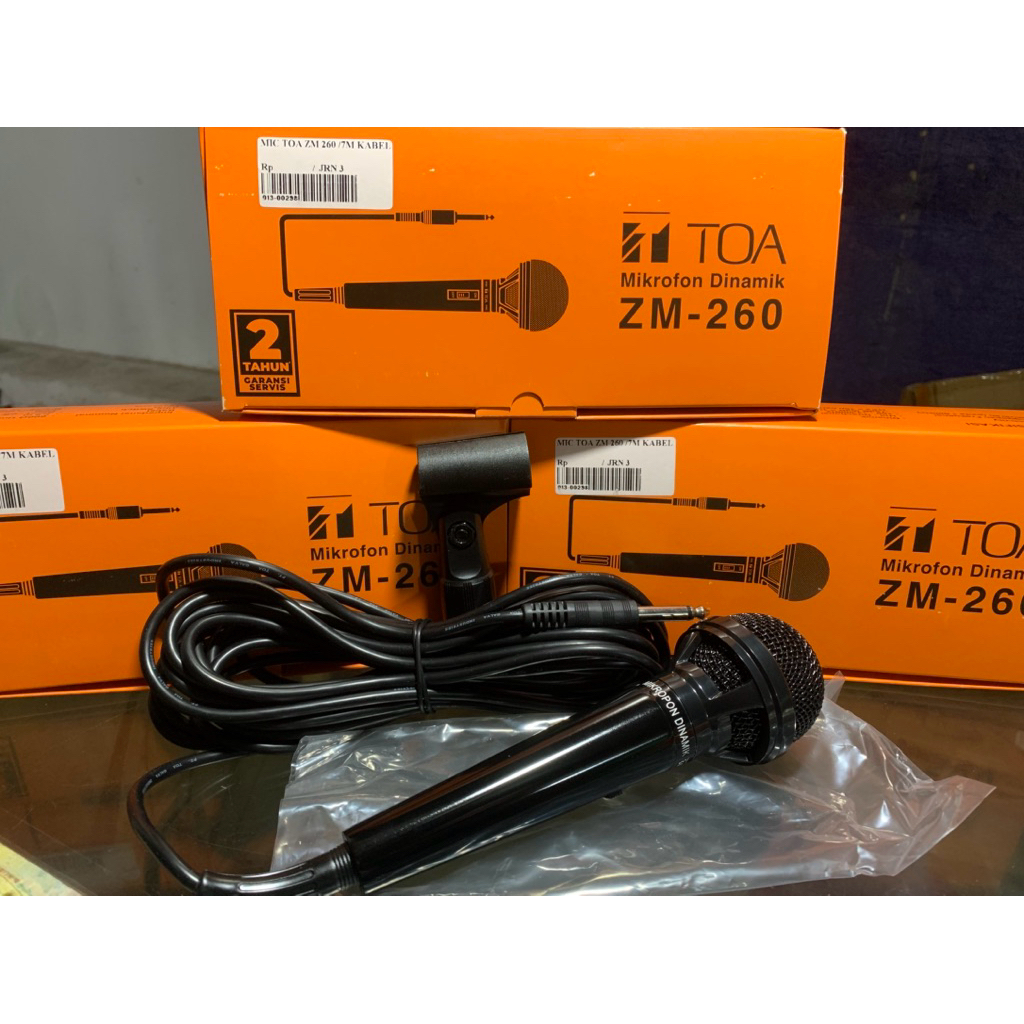 Microphone/Mic TOA ZM 260 / Mic Kabel TOA ZM 260 Original