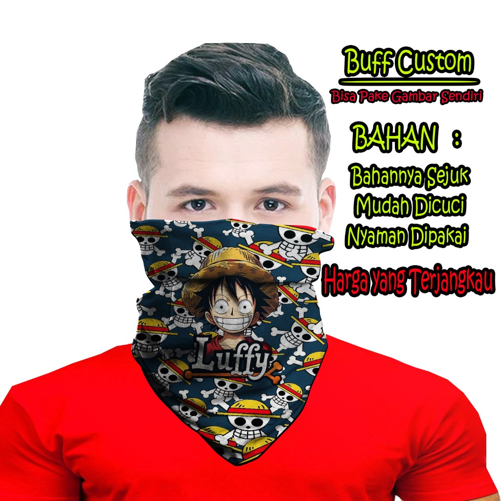 masker buff one piece luffy
