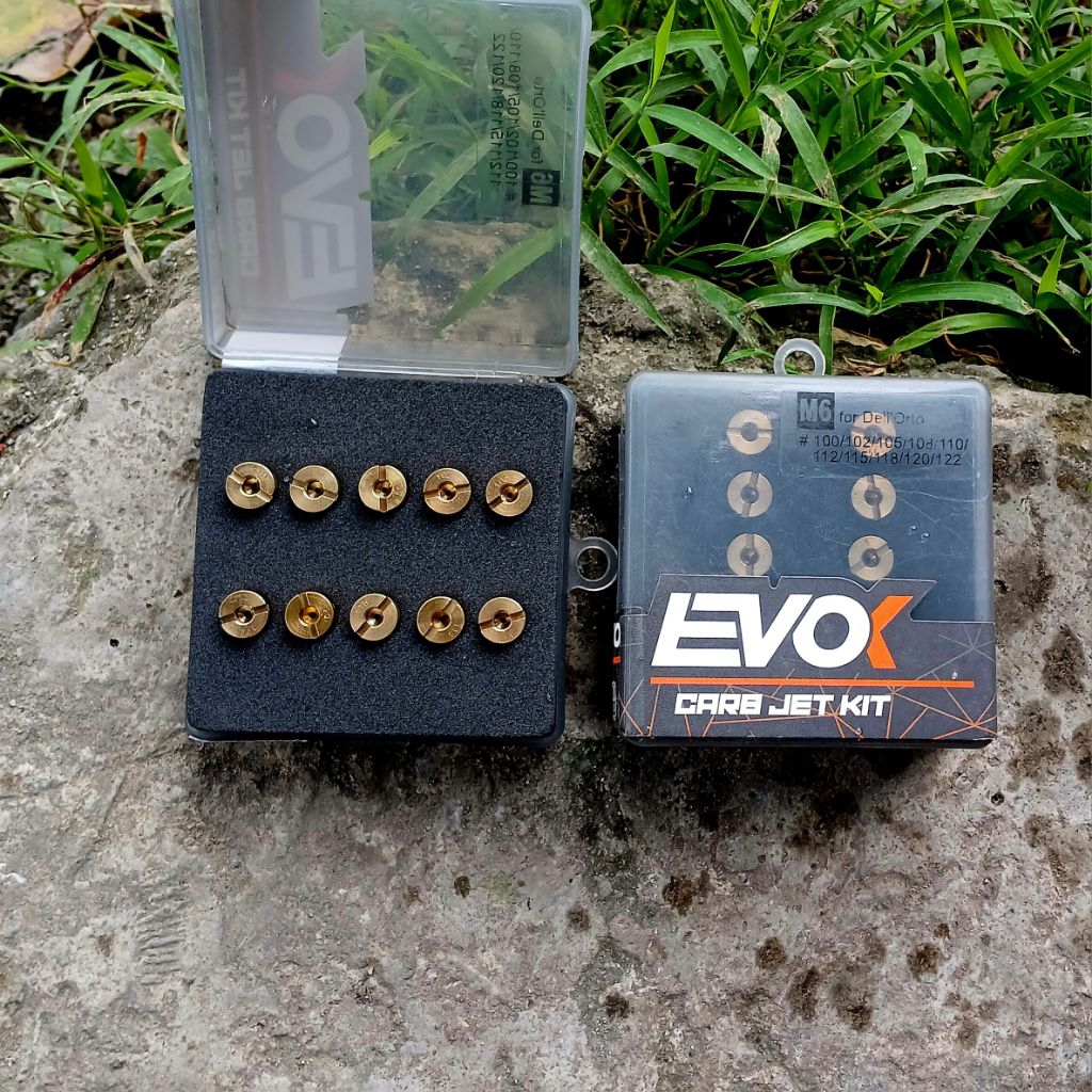 Satu Set Spuyer Bensin Main Jet #100-102-105-108-110-112-115-118-120-122 Karburator Vespa PTS Specia