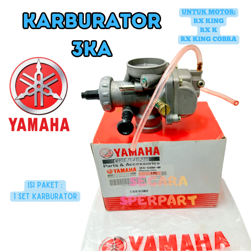KARBURATOR KODE 3KA YAMAHA ORIGINAL PRESISI UNTUK MOTOR YAMAHA RX KING  RX K  RX KING COBRA ORIGINAL