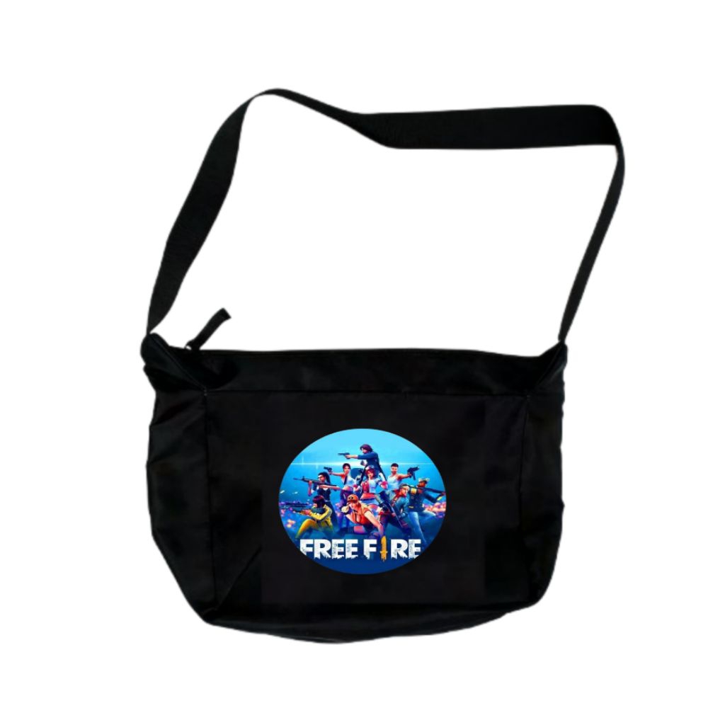 Tas Selempang / Tas Slingbag Anak Laki Laki FREE FIRE Murah Anti Air