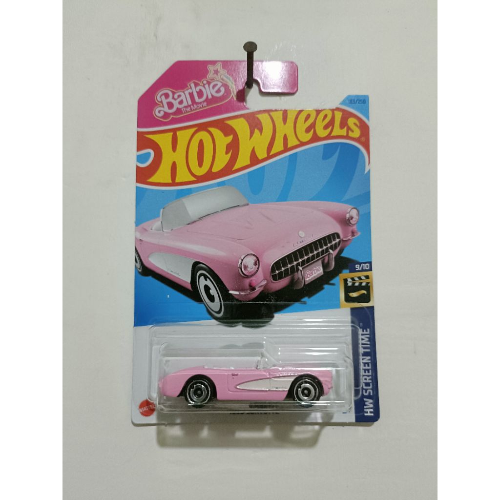 hotwheels Corvette Barbie pink