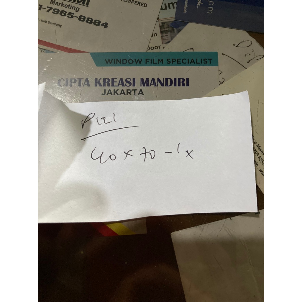 Kaca polos bening transparan 12mm custom