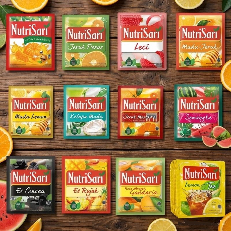 NUTRISARI SACHET ALL VARIAN sachet 10 pcs nutrisari renceng