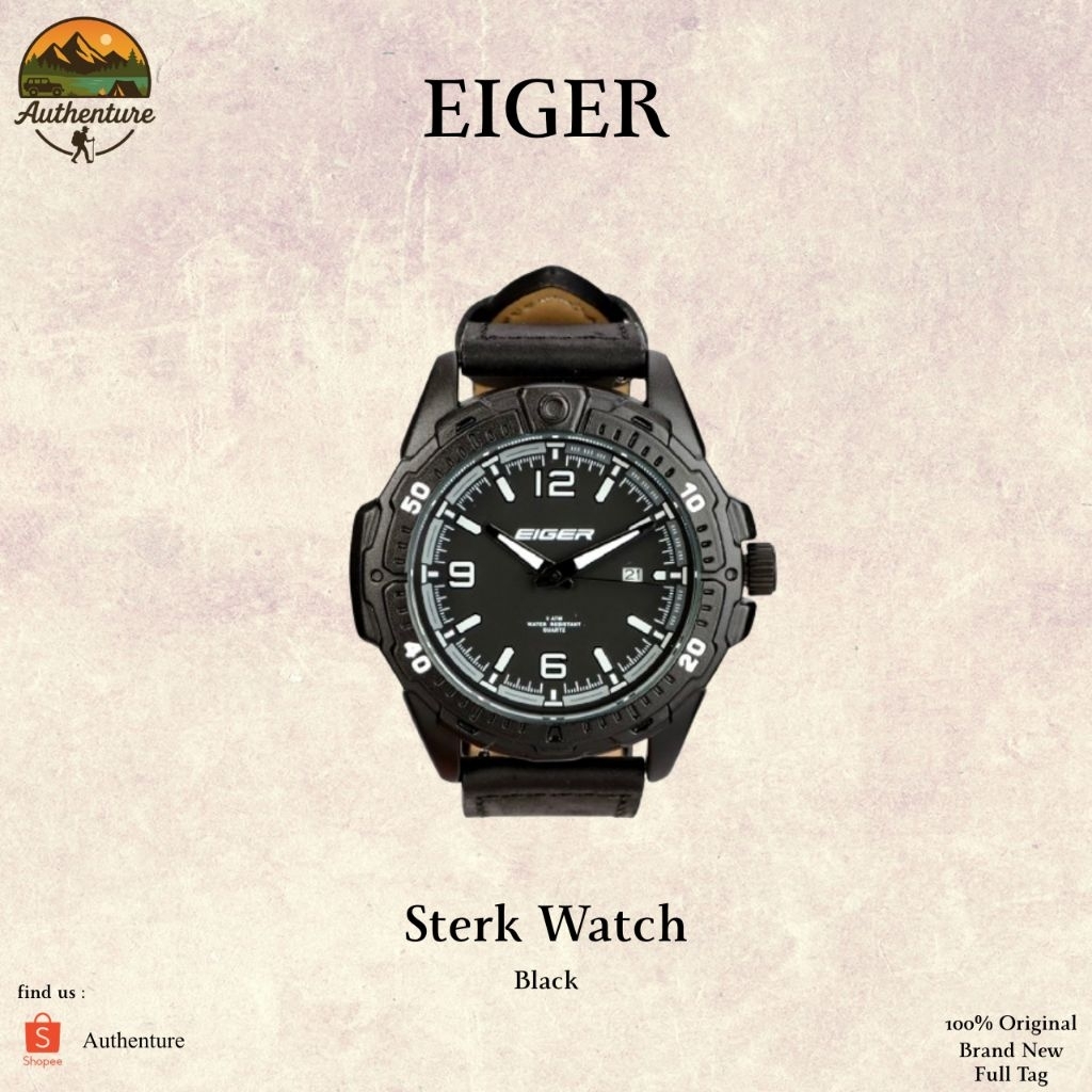 Jam Tangan seri Berkendara Steerk Watch Original ElGER black