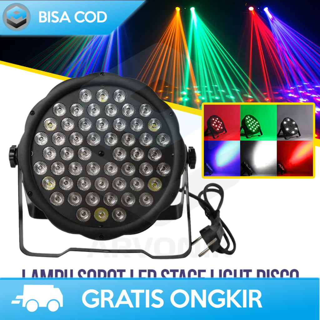 LAMPU SOROT HIAS TAMAN GEDUNG RUMAH DESAIN ESTETIK WARNA WARNI CANTIK ACARA PESTA ANTI AIR HUJAN PET