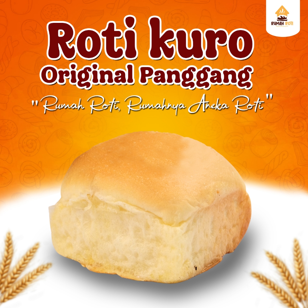 Rokupang Original - Roti Kukus Panggang - Roti Kadet Roti Kuro