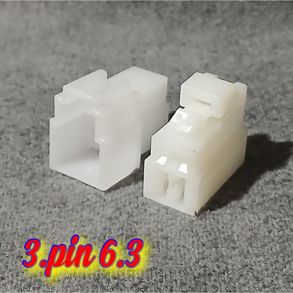 Socket 3 pin Besar Plus Skun Soket Kabel Mobil 3pin kosongan Konektor Besar