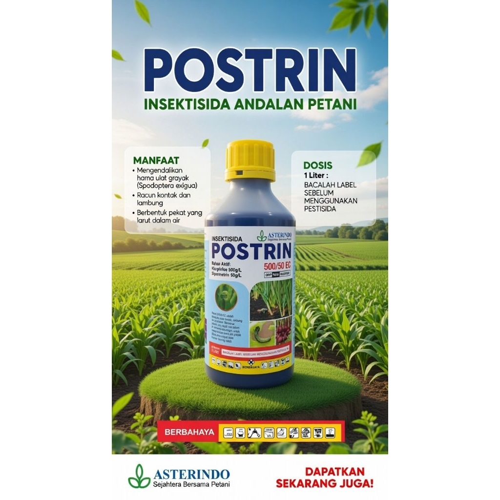 Postrin klorpiripos 500ec  sipermetrin 50ec